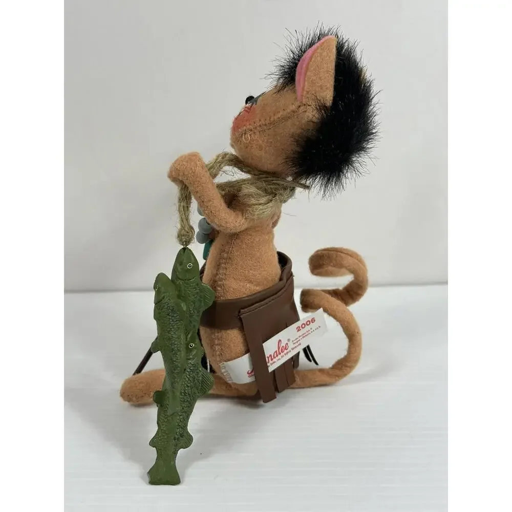 AnnaLee mouse‎ native Indian Fisher fish spear fall 2006 home decor